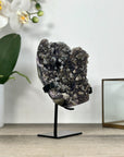 Amethyst Geode with Calcite Formation on Stand – Unique Natural Display Piece - MWS2896