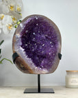 Natural Amethyst Geode with Beautiful Purple Color - MWS1562
