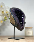 AAA Natural Amethyst Cave with Agate Shell - MWS1474