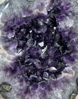 Natural Large Deep Purple Amethyst Geode, Uruguayan Amethyst - AWS0510