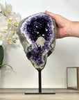 Large Top Grade Amethyst Geode with Calcite Crystal Inclusion - MWS2963