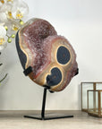 Outstanding Natural Red Quartz with Huge Stalactite Eye Formation - MWS2383