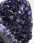 Natural Deep Purple Amethyst with Agate Shell - MWS1368