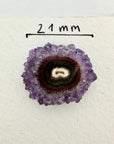 Amethyst, Green Jasper & Quartz Stalactite Slices Wholesale Flat - Ideal for Pendants - STS0048