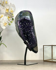 Unique Amethyst Geode on Metall Stand - MWS2474