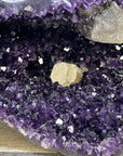 Huge Natural Amethyst Geode with Calcite Formations - STGE0089