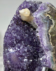 Natural Amethyst Geode with Beautiful Calcite Formation - MWS1350
