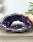 Deep Purple Amethyst Stone Geode from Uruguay - STGE0046