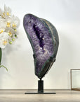 Uruguayan Double Amethyst Geode on Rotary Stand - MWS2991