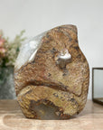 Sugar Quartz Druzy Stone Flame - FST0122