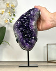 Natural XL Amethyst Stone Statement Piece - Stand Included - MWS2956