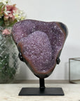 Stuning Natural Amethyst Cluster with Agate Shell - AWS1353