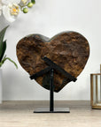 Deep Purple Natural Amethyst Stone Heart - HST0286