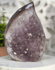 Beautiful Uruguayan Amethyst Flame Crystal Carving - FST0085