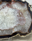 Natural Uruguayan Quartz Stone Slice - SLC0010