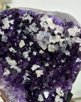 Amethyst Crystal Cluster with Calcites Formations on Stand - MWS2630