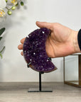 Deep Purple Amethyst moon Stone - MWS2582