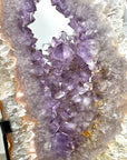 XXL Amethyst & Quartz Geode Slice Portal - MWS2333