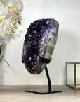 Huge Natural Amethyst Crystal Specimen - Stand Included - MWS2596