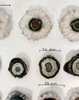 Natural Amethyst, Quartz & Jasper Stalactite Slices Wholesale Flat - Ideal for Pendants - STS0065