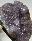 Stunning Amethyst Cluster with Green Jasper Shell - AWS1083