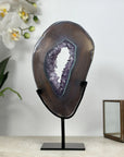 Unique Grey Agate & Amethyst Stone Portal - MWS1943