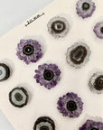 High-Quality Amethyst, Quartz & Jasper Stalactite Slices for Jewelers - Wholesale Bulk Pack - STS0058