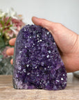 Large Natural Deep Purple Amethyst Cathedral with Polished Edges - CBP1084