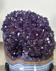 Natural amethyst Cluster on Stand For Home Decor - MWS3302