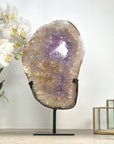 XXL Amethyst & Quartz Geode Slice Portal - MWS2333