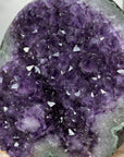 Amethyst Crystal Cluster Geode – Purple Druzy Display for Home Decor - CBP1152