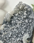Uruguayan Grey Quartz with Micro Stalactites Formations - MWS3295