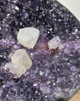 Stunning Natural Amethyst Geode with Calcite Crystal inclusions - MWS1865