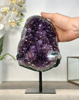 Amethyst Geode Crystal Cluster – Purple Mineral Specimen for Home Decor Display - MWS2697