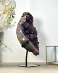 Rare Amethyst Stone Cluster with Stalactite Formations - MWS2569