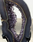Natural Agate & Amethyst Portal - MWS2226