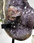 Natural Amethyst Cluster with Calcite Formation - MWS1424
