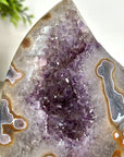 Natural Amethyst & Agate Stone Flame Carving - FST0158