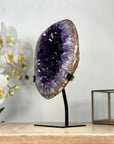 Amazing Natural Amethyst Geode, Stand included - MWS2090