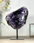 Deep Purple Natural Amethyst Geode Statement Piece - MWS2551