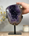 Outstanding Natural Amethyst Geode with Colorful Shell - MWS1427