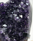 Natural Deep Purple Amethyst with Agate Shell - MWS1368