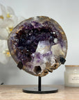 Rare Amethyst Geode with Unique Huge Crystal Specimen - MWS1371