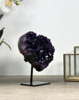 Deep Purple Natural Amethyst Stone Heart - HST0300