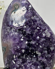Beautiful Large Amethyst Cluster with Calcite Crystals Inclusions - AWS1408