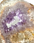 XXL Amethyst & Quartz Geode Slice Portal, Stand included - MWS2334