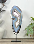 Unique Natural Agate, Amethyst & Quartz Geode Slice portal - MWS3244