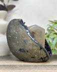 Huge Amethyst with Outstanding Natural Calcite Formation - CBP1413
