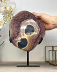 Outstanding Natural Red Quartz with Huge Stalactite Eye Formation - MWS2383