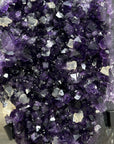 Top Grade Natural Amethyst on Metal Stand – Statement Crystal Piece for Modern Home Decor - MWS2490
